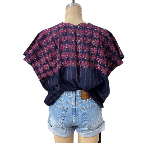 Moda International The London Vtg Jean Denim Shorts Size 4 - Picture 4 of 6